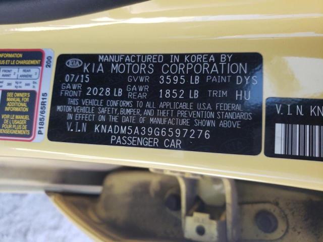 Photo 10 from auction – 2016 KIA RIO LX with VIN KNADM5A39G6597276