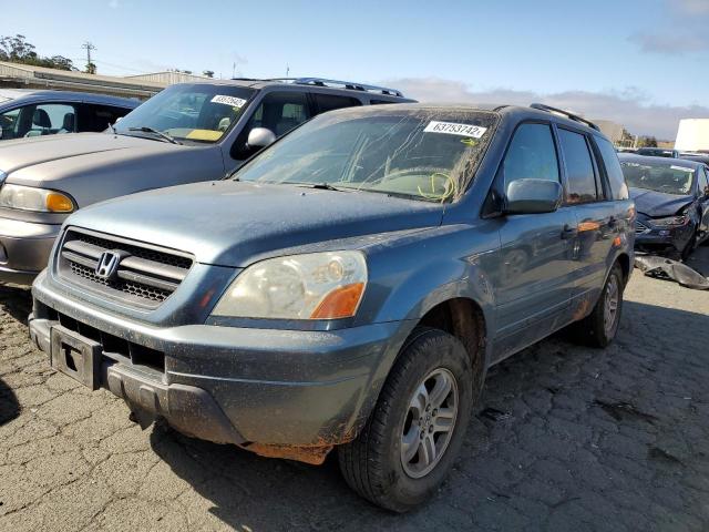 Photo 2 from auction – 2005 HONDA PILOT EX with VIN 2HKYF18475H556038