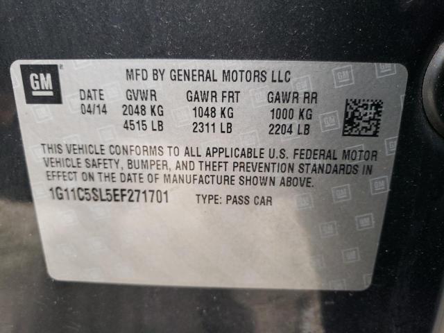 Photo 10 from auction – 2014 CHEVROLET MALIBU 1LT with VIN 1G11C5SL5EF271701