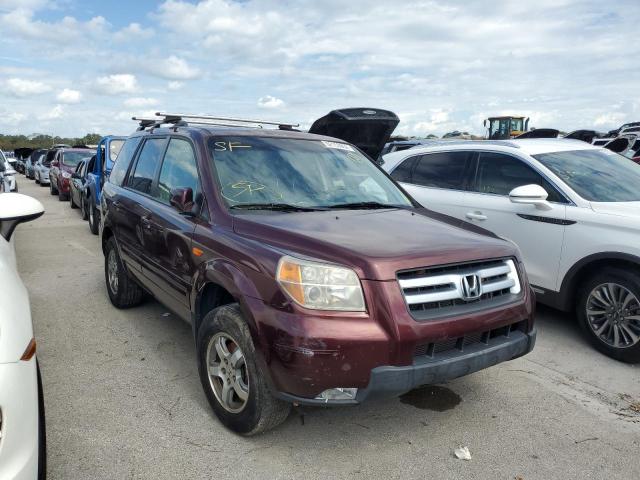 HONDA PILOT EXL 2007 with VIN 5FNYF18727B012073 - Photo from auction