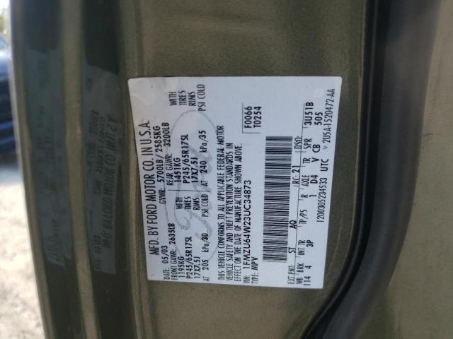 Photo 10 from auction – 2003 FORD EXPLORER E with VIN 1FMZU64W23UC34873
