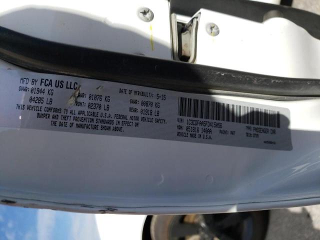 Photo 10 from auction – 2015 DODGE DART SE with VIN 1C3CDFAA5FD415056