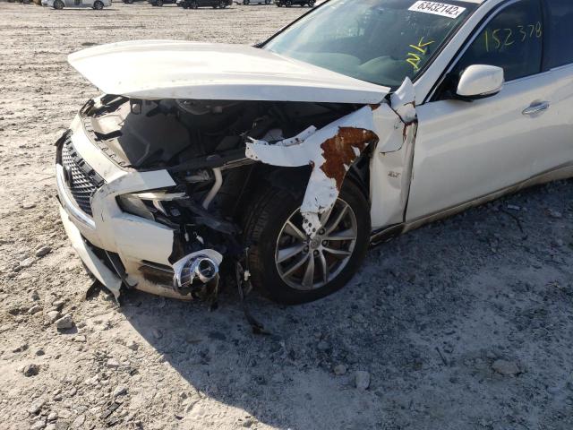Photo 9 from auction – 2014 INFINITI Q50 BASE with VIN JN1BV7AR9EM689913