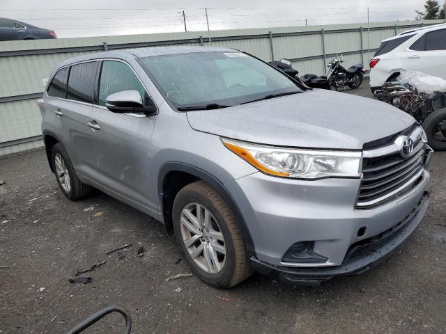 TOYOTA HIGHLANDER 2014 con VIN 5TDBKRFH0ES009421 - Foto de la subasta