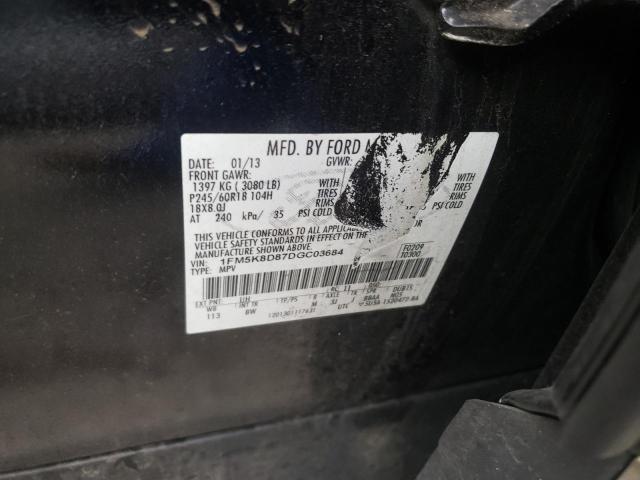 Фото 10 с аукциона – 2013 FORD EXPLORER X с VIN 1FM5K8D87DGC03684