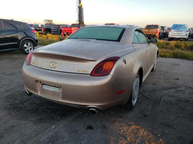 Photo 4 from auction – 2002 LEXUS SC 430 with VIN JTHFN48Y920018804
