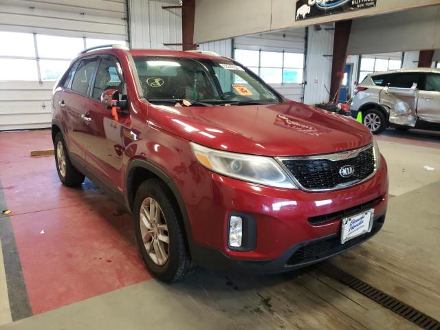 KIA SORENTO LX 2015 with VIN 5XYKTDA68FG651227 - Photo from auction