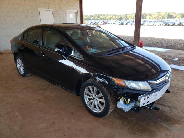 HONDA CIVIC EX 2012 with VIN 19XFB2F81CE364193 - Photo from auction