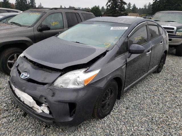 Photo 2 from auction – 2014 TOYOTA PRIUS with VIN JTDKN3DU9E1776007