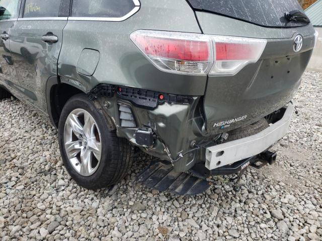 Photo 9 from auction – 2014 TOYOTA HIGHLANDER with VIN 5TDDKRFH6ES070541