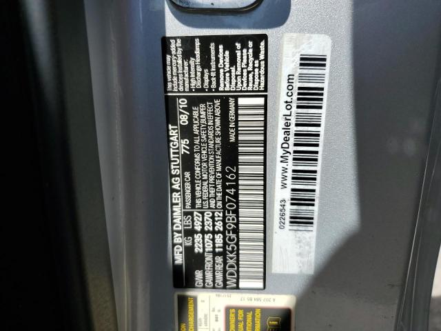 Photo 10 from auction – 2011 MERCEDES-BENZ E 350 with VIN WDDKK5GF9BF074162