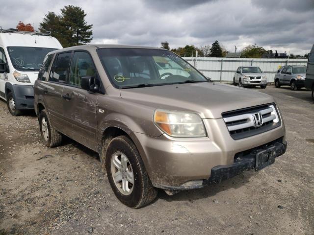 HONDA PILOT LX 2006 with VIN 5FNYF28146B009546 - Photo from auction