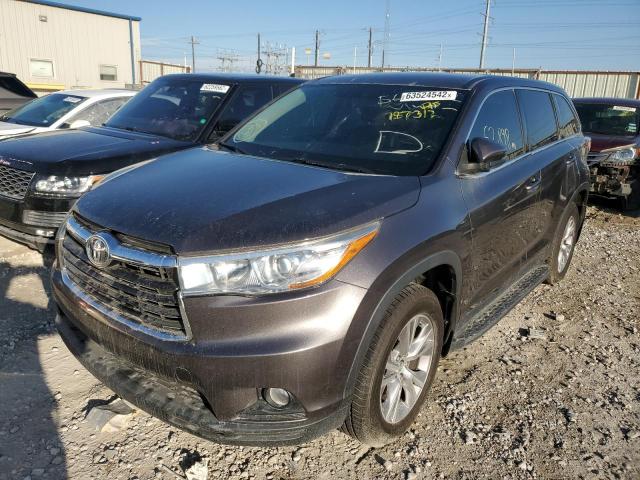 Photo 2 from auction – 2016 TOYOTA HIGHLANDER with VIN 5TDZKRFH5GS187312