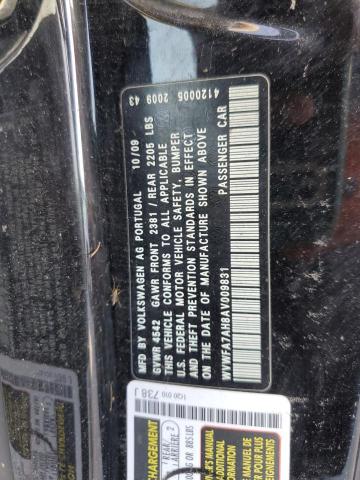 Photo 10 from auction – 2010 VOLKSWAGEN EOS LUX with VIN WVWFA7AH8AV009831