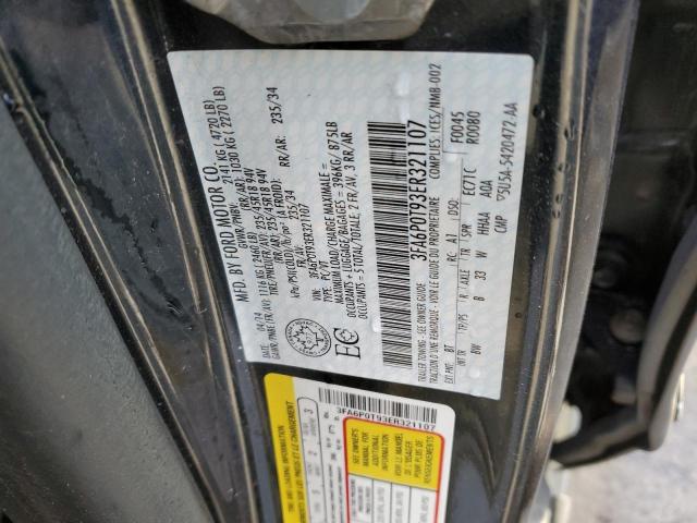 Photo 10 from auction – 2014 FORD FUSION SE with VIN 3FA6P0T93ER321107