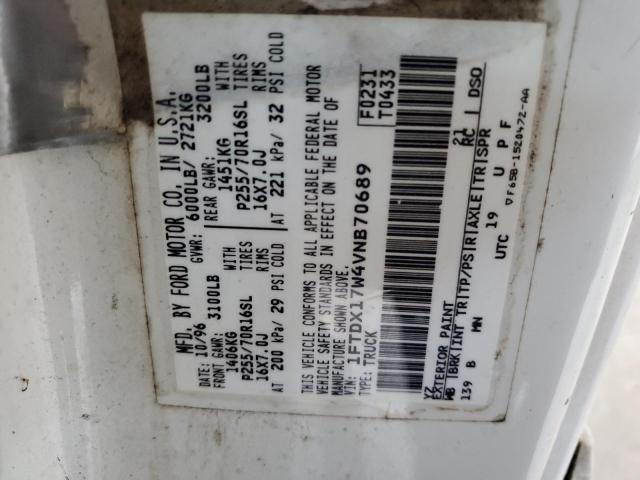 Photo 10 from auction – 1997 FORD F150 with VIN 1FTDX17W4VNB70689