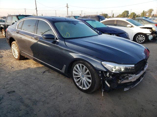 BMW 740 I 2017 with VIN WBA7E2C33HG740885 - Photo from auction