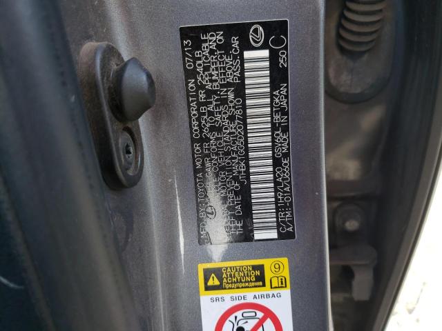 Photo 10 from auction – 2013 LEXUS ES 350 with VIN JTHBK1GG5D2077810