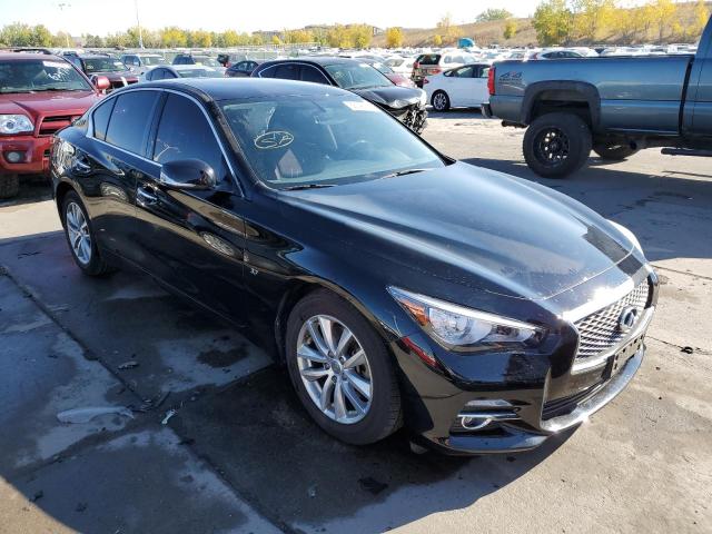 INFINITI Q50 BASE 2014 with VIN JN1BV7AR4EM698857 - Photo from auction