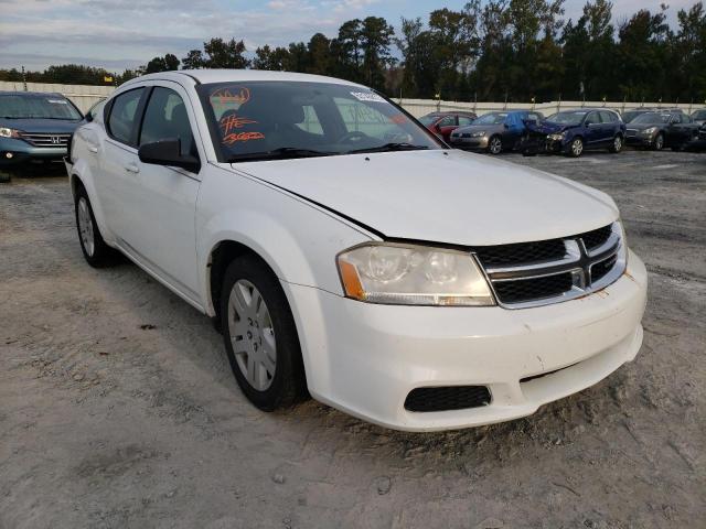 DODGE AVENGER SE 2012 with VIN 1C3CDZAB6CN293839 - Photo from auction
