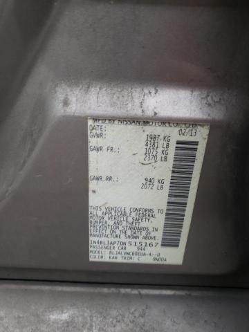 Photo 10 from auction – 2013 NISSAN ALTIMA 3.5 with VIN 1N4BL3AP7DN515167