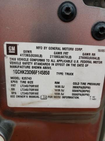 Photo 10 from auction – 2006 CHEVROLET SILVERADO with VIN 1GCHK23D66F145850