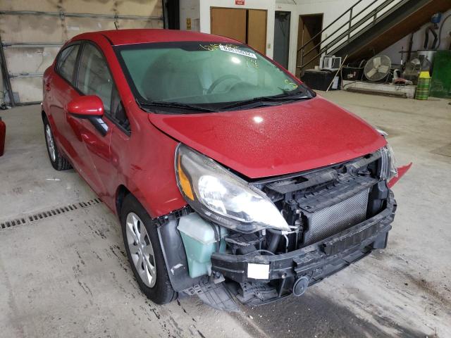 KIA RIO LX 2015 with VIN KNADM4A31F6527733 - Photo from auction