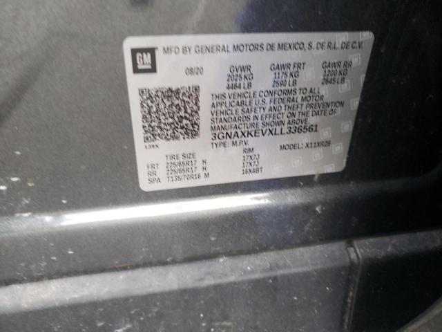Photo 10 from auction – 2020 CHEVROLET EQUINOX LT with VIN 3GNAXKEVXLL336561