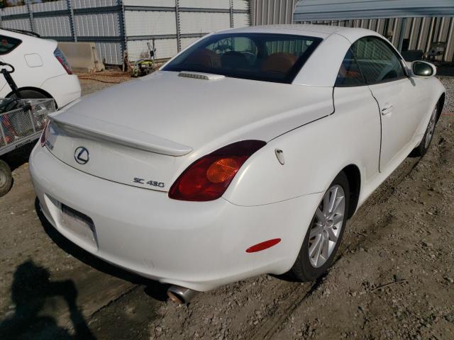 Photo 4 from auction – 2004 LEXUS SC 430 with VIN JTHFN48Y640051794