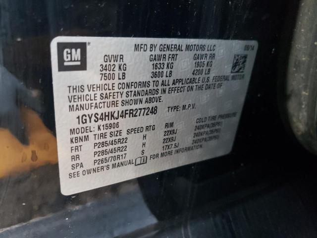 Photo 10 from auction – 2015 CADILLAC ESCALADE E with VIN 1GYS4HKJ4FR277248