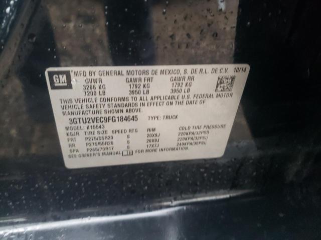 Photo 10 from auction – 2015 GMC SIERRA K15 with VIN 3GTU2VEC9FG184645
