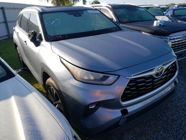 TOYOTA HIGHLANDER 2020 with VIN 5TDGZRAH9LS008421 - Photo from auction