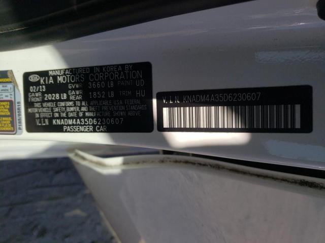 Photo 10 from auction – 2013 KIA RIO LX with VIN KNADM4A35D6230607