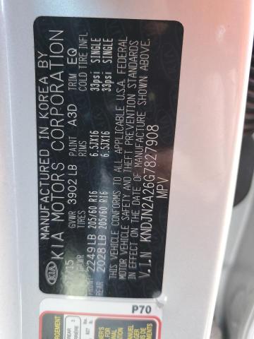 Photo 10 from auction – 2016 KIA SOUL with VIN KNDJN2A26G7827908