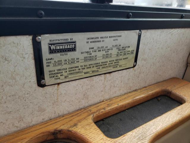 Photo 10 from auction – 2002 WINNEBAGO SIGHTSTEER with VIN 5B4LP57GX23345049