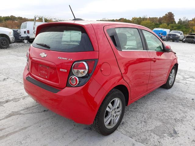 Photo 4 from auction – 2016 CHEVROLET SONIC LT with VIN 1G1JC6SB1G4158033