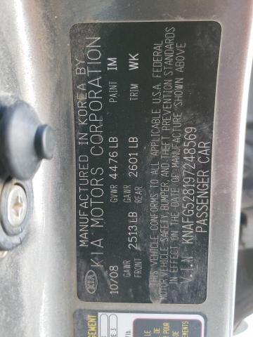 Photo 10 from auction – 2009 KIA RONDO BASE with VIN KNAFG528197248569