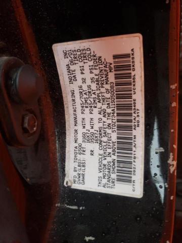 Photo 10 from auction – 2001 TOYOTA SEQUOIA sr with VIN 5TDZT34A11S050083