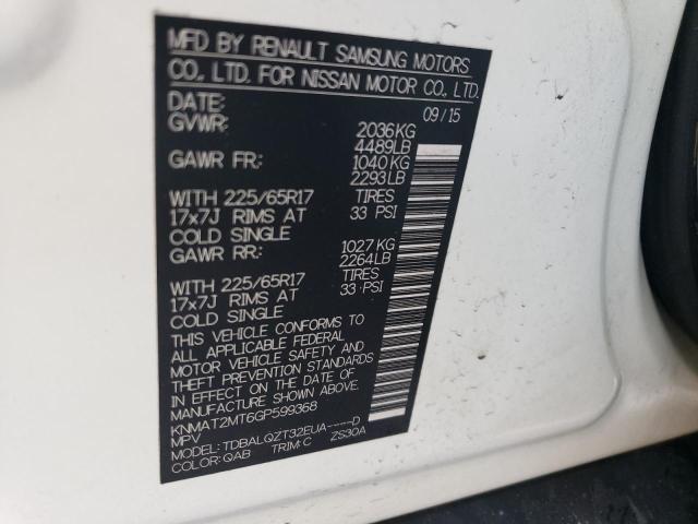 Foto 10 de la subasta – 2016 NISSAN ROGUE S con VIN KNMAT2MT6GP599368