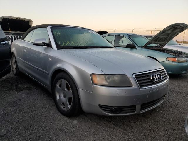 AUDI A4 1.8 CAB 2003 with VIN WAUAC48H73K017171 - Photo from auction
