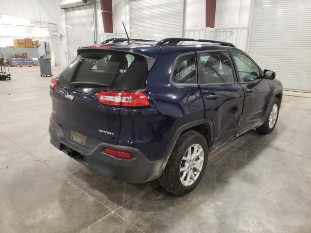 Photo 4 from auction – 2015 JEEP CHEROKEE S with VIN 1C4PJMAB0FW719256