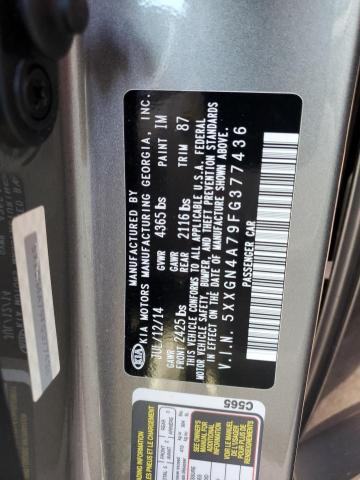Photo 10 from auction – 2015 KIA OPTIMA EX with VIN 5XXGN4A79FG377436