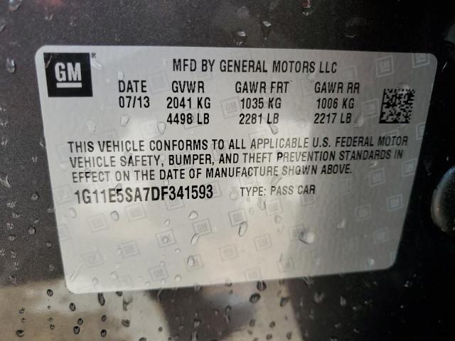 Photo 10 from auction – 2013 CHEVROLET MALIBU 2LT with VIN 1G11E5SA7DF341593