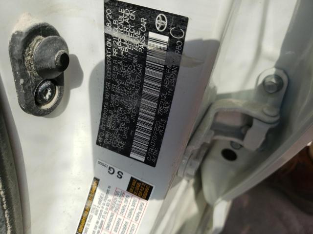 Photo 10 from auction – 2021 TOYOTA COROLLA LE with VIN JTDEPMAE7MJ137648