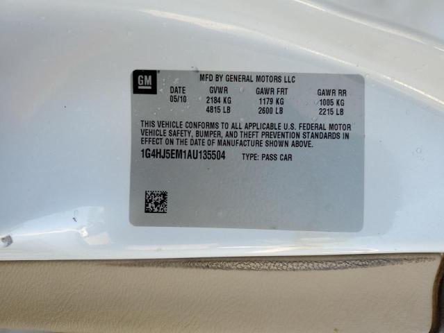 Photo 10 from auction – 2010 BUICK LUCERNE CX with VIN 1G4HJ5EM1AU135504