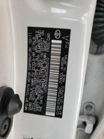 Photo 10 from auction – 2011 TOYOTA PRIUS with VIN JTDKN3DU6B0285010