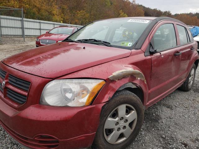 Photo 9 from auction – 2007 DODGE CALIBER with VIN 1B3HB28B07D593555