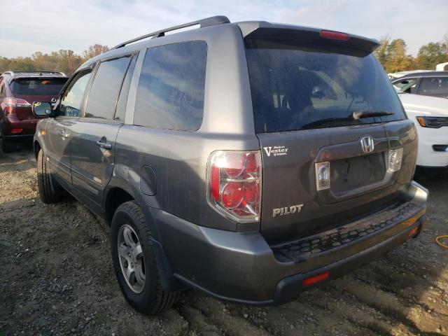 Фото 3 с аукциона – 2007 HONDA PILOT EXL с VIN 5FNYF28527B015754