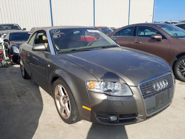 AUDI A4 2.0T CA 2007 with VIN WAUDF48H97K023239 - Photo from auction