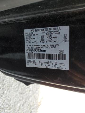 Photo 10 from auction – 1999 FORD F150 with VIN 1FTRX17L7XNB54016